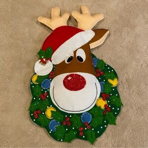 Festive Handmade Reindeer Christmas Hanging